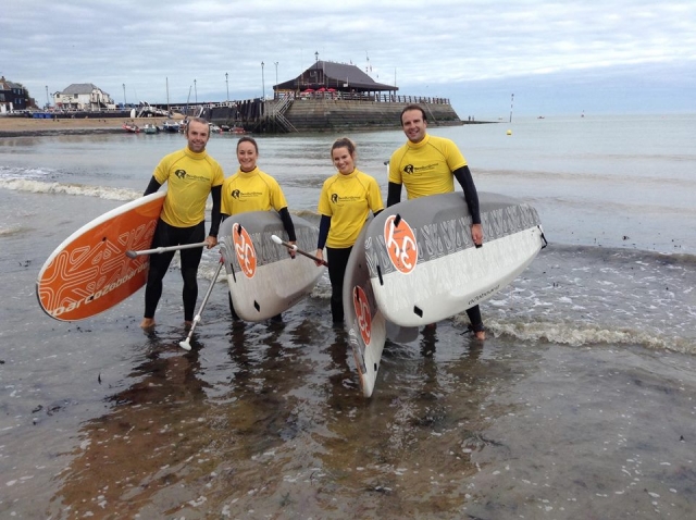 Stand up paddleboard is great fun with friends